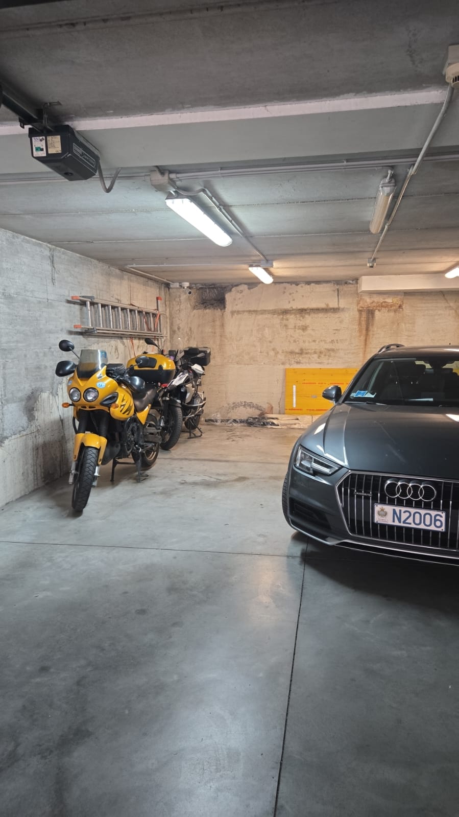 Parcheggio moto custodito dell'hotel